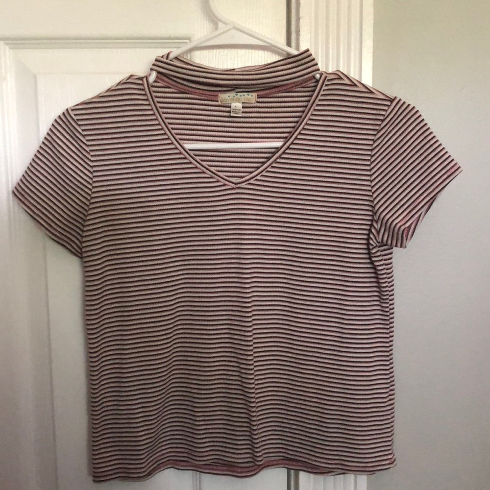 striped top
